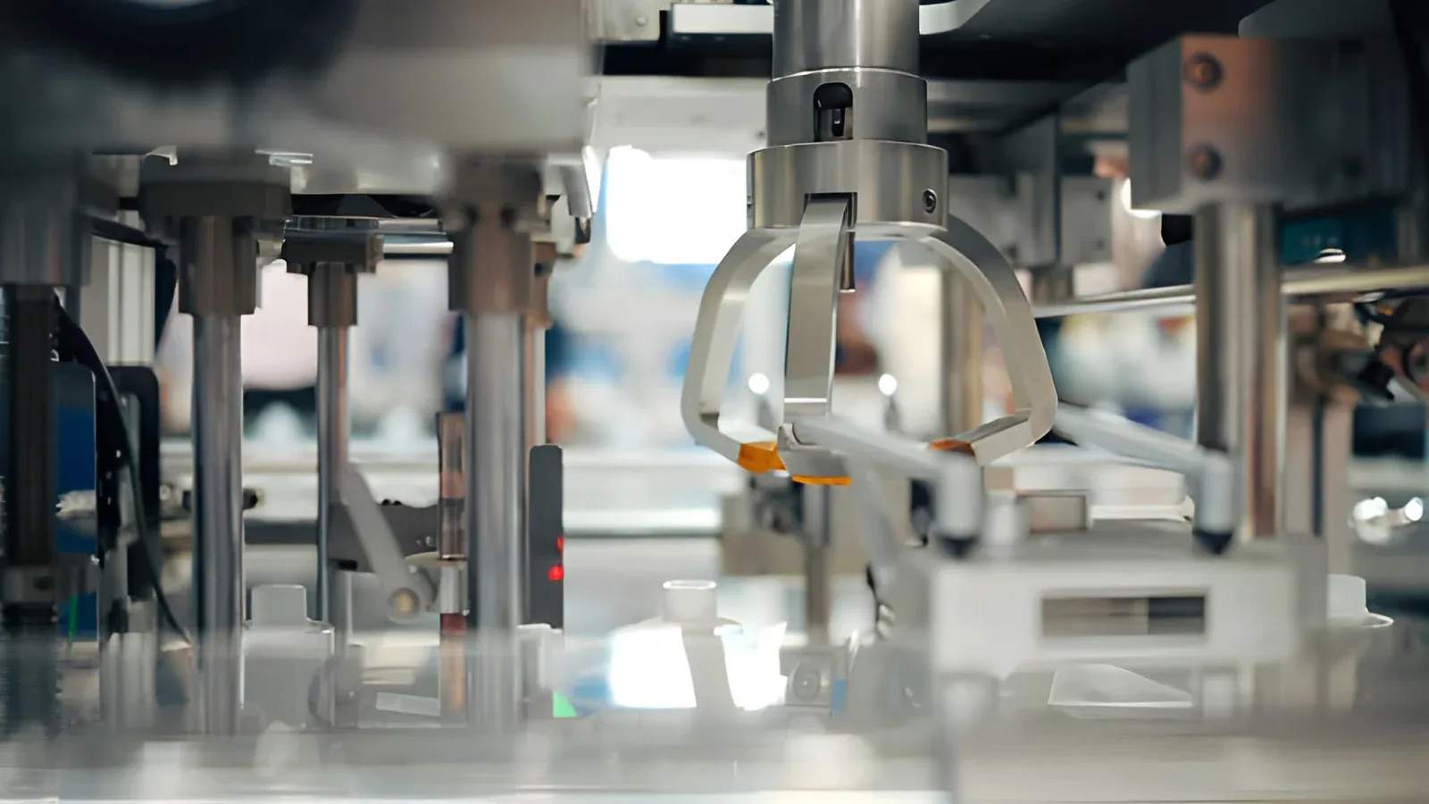 grijper in een geautomatiseerde productielijn