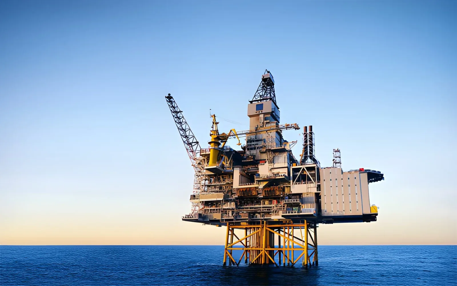offshore platform op zee