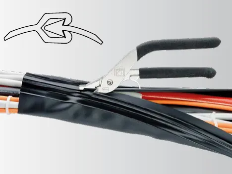 Z closure with cross-section of the profile
