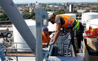 Cable Carrier Replacement on Container Cranes at Contargo Ludwigshafen